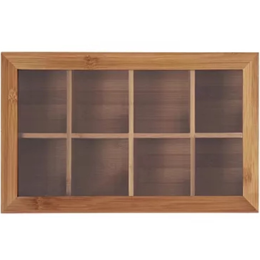 Brand New Oceanstar Bamboo Tea Box with 8 Compartments!
